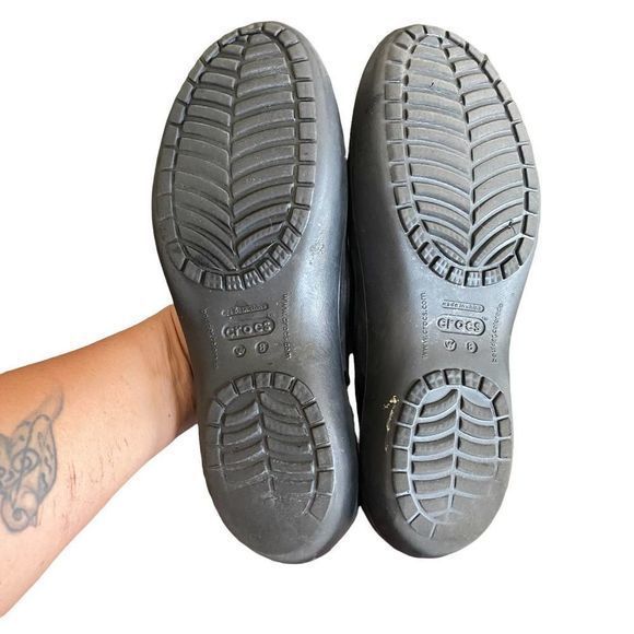 Crocs Kadee Women's Flats in black Sz 8 - Picture 3 of 4